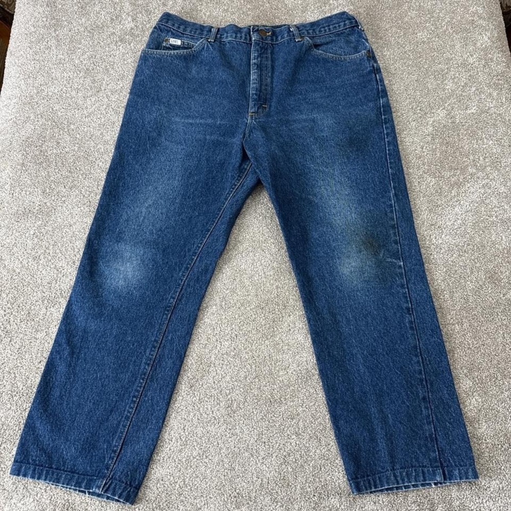 Vintage 90s Lee Jeans Made in USA Men's 40x30 Denim Pants